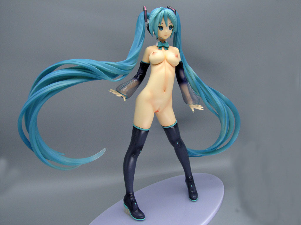 Japanese Anime sexy doll FREEing VOCALOID3 Hatsune Miku V3 1/4 nude anime figure anime girl figure