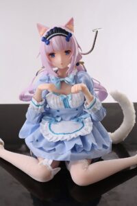 65cm NEKOPARA Vanilla adult figure anime sex doll love doll silicone doll anime adult toys men - Image 9