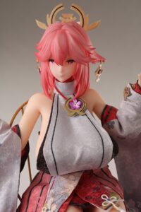 65cm Genshin Impact Yae Miko adult figure anime sex doll love doll silicone doll anime adult toys men - Image 5