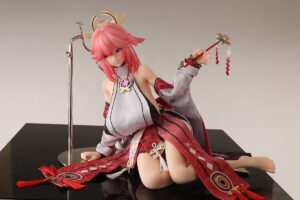 65cm Genshin Impact Yae Miko adult figure anime sex doll love doll silicone doll anime adult toys men - Image 7