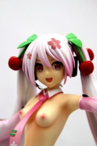 Hatsune Miku Sakura Miku 1/6 nude anime figure - Image 2