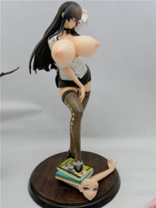 Ayame Illustration by Ban! huge breast 1/6 nude anime figure - Image 5
