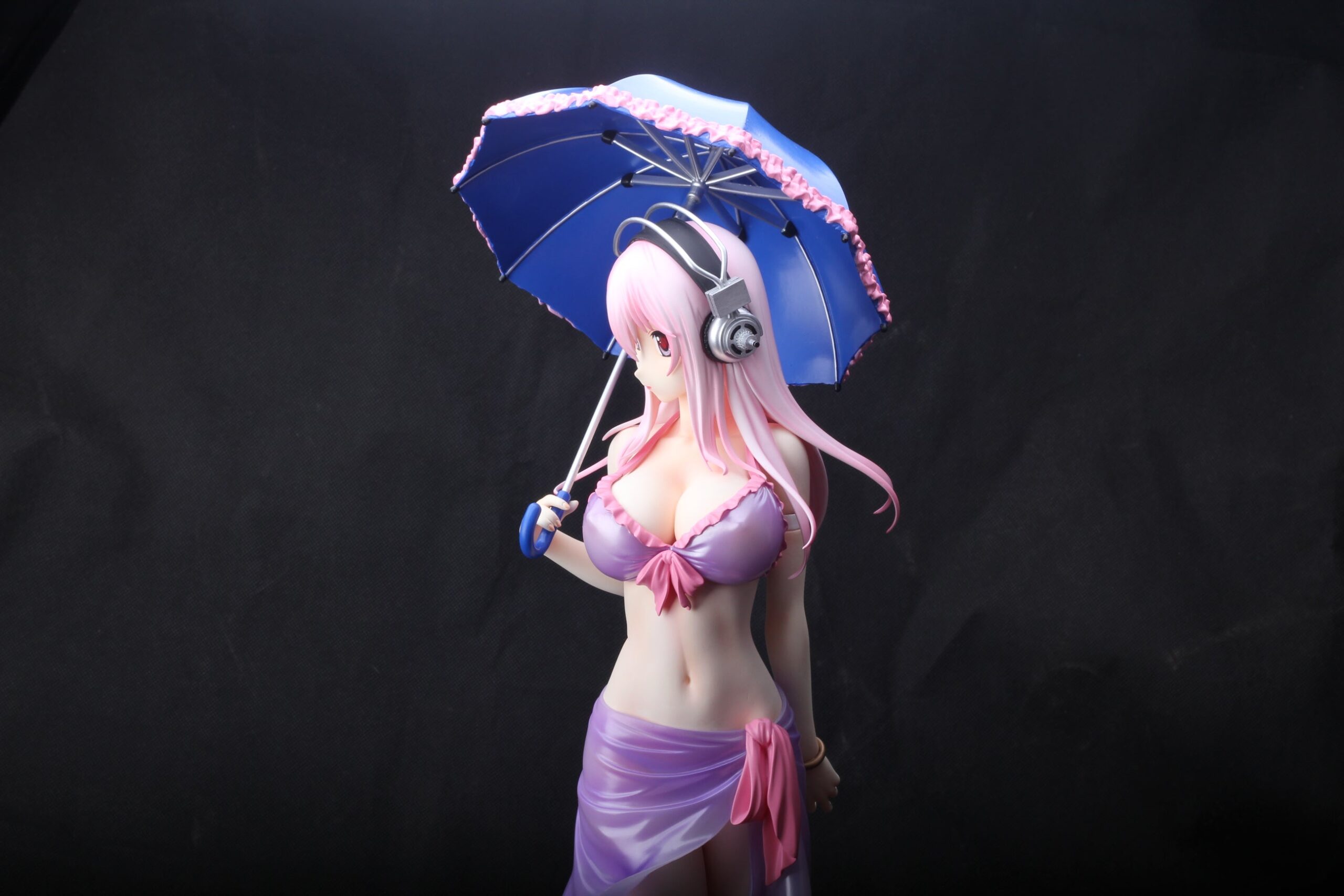 Japanese anime super sonico 1/4 naked anime figure sexy collectible action figures - Image 11