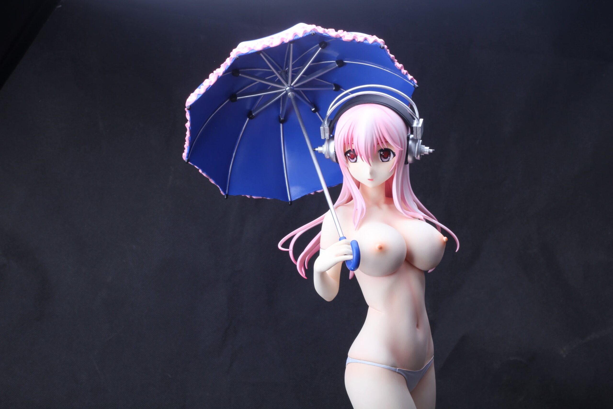 Japanese anime super sonico 1/4 naked anime figure sexy collectible action figures - Image 25
