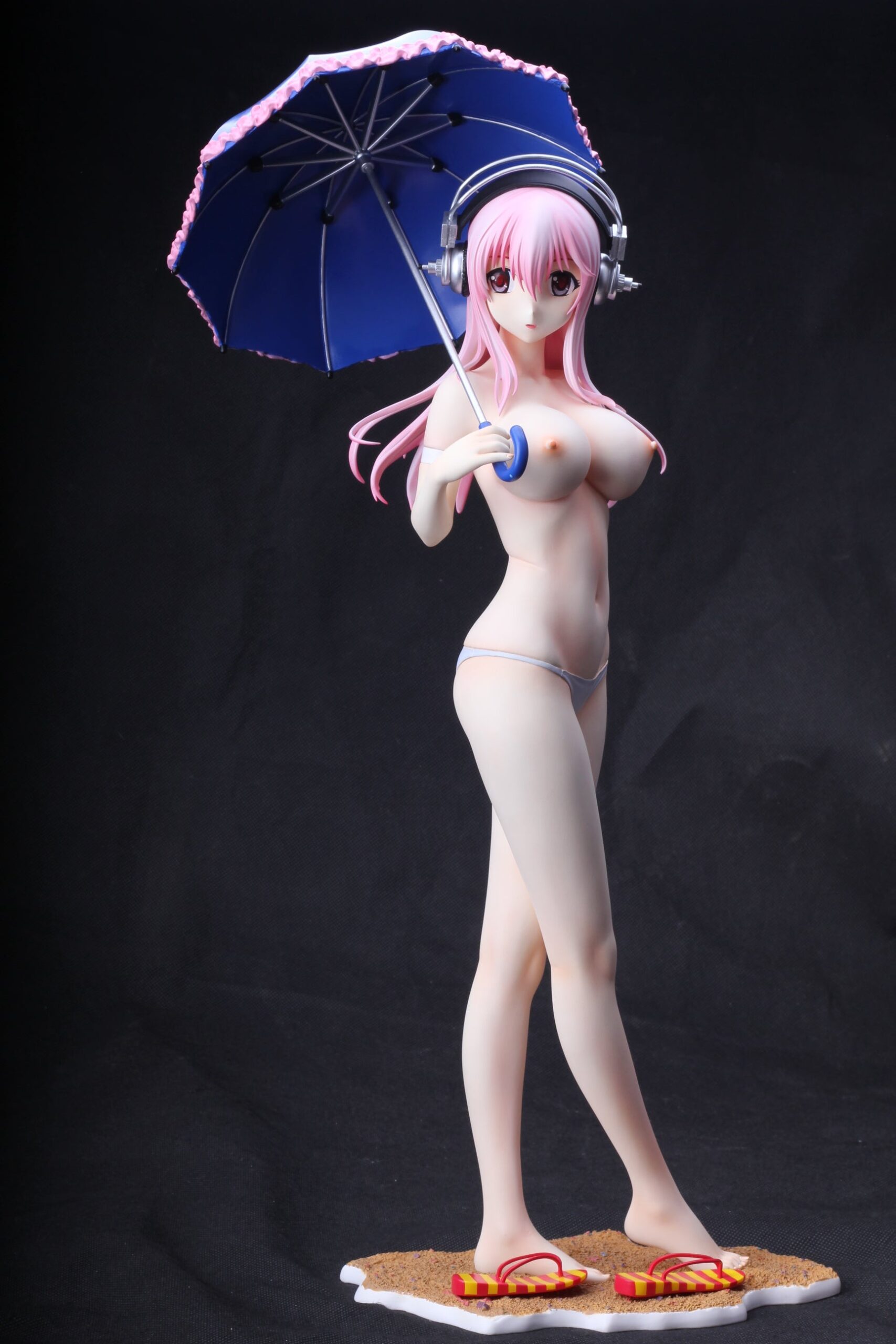 Japanese anime super sonico 1/4 naked anime figure sexy collectible action figures - Image 26