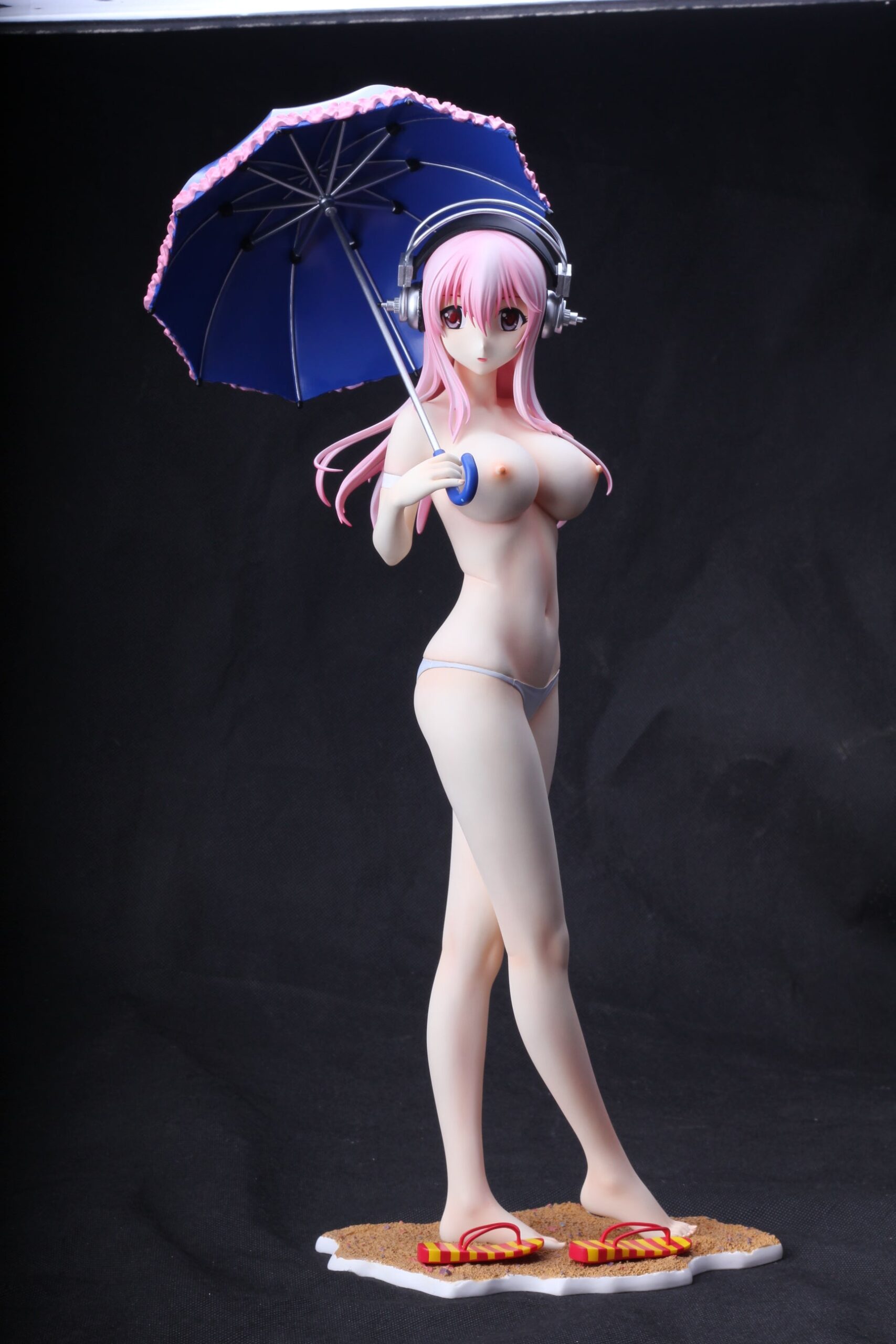 Japanese anime super sonico 1/4 naked anime figure sexy collectible action figures - Image 27