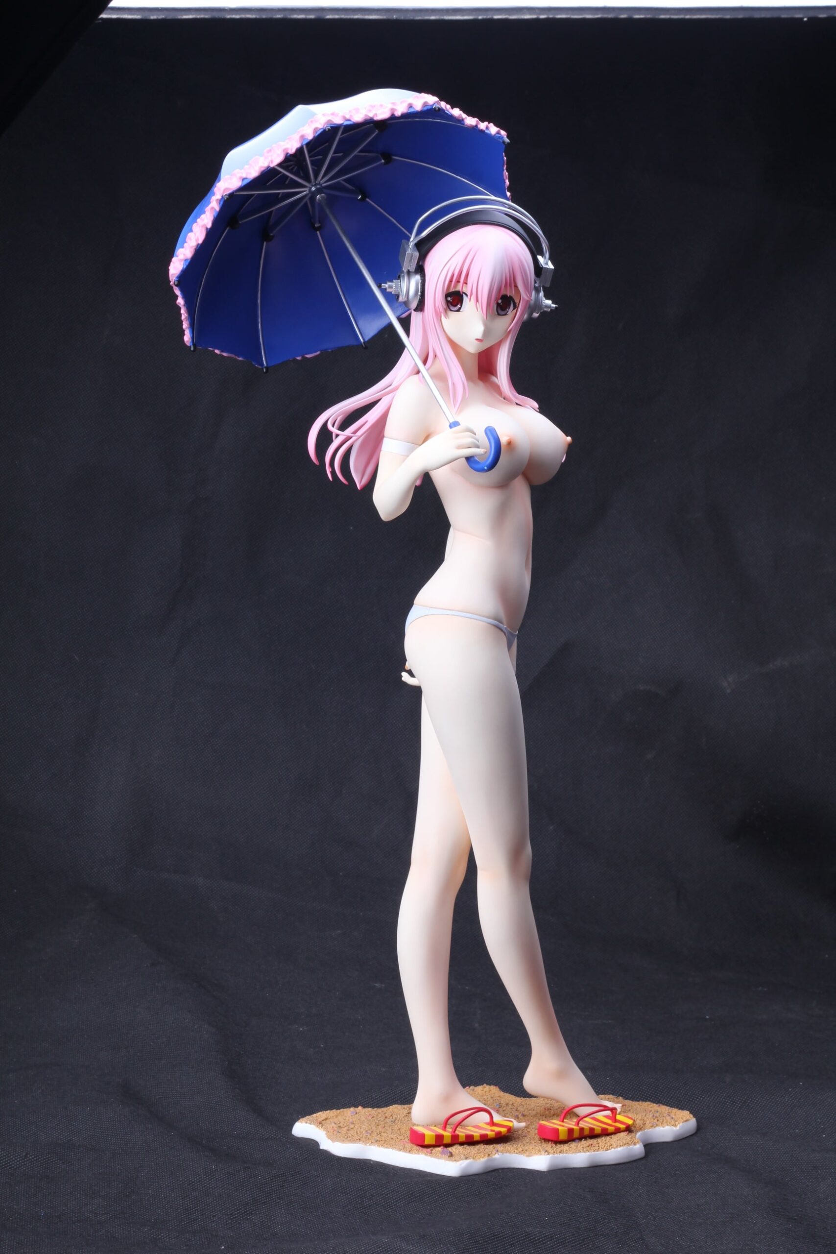 Japanese anime super sonico 1/4 naked anime figure sexy collectible action figures - Image 30