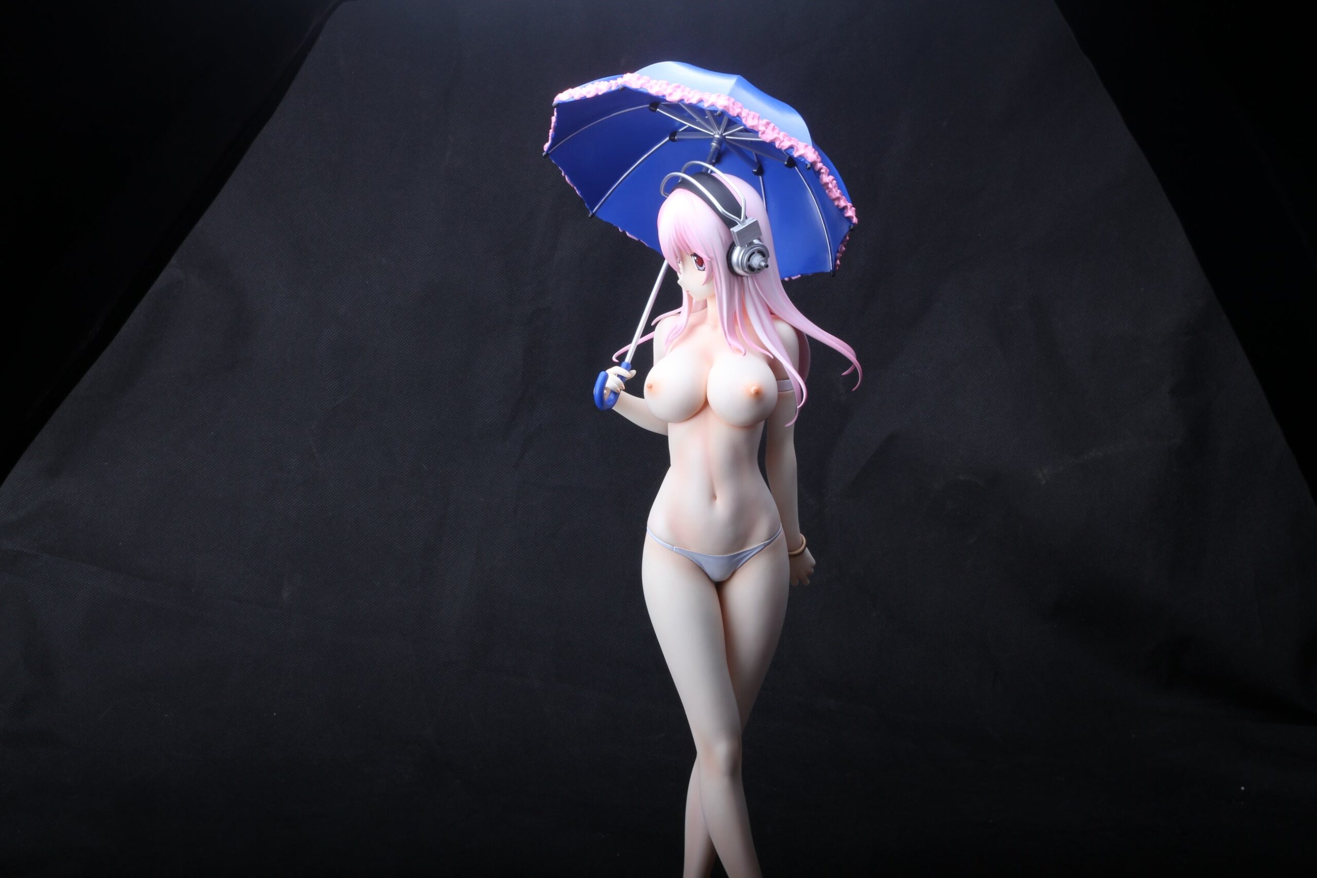 Japanese anime super sonico 1/4 naked anime figure sexy collectible action figures - Image 32