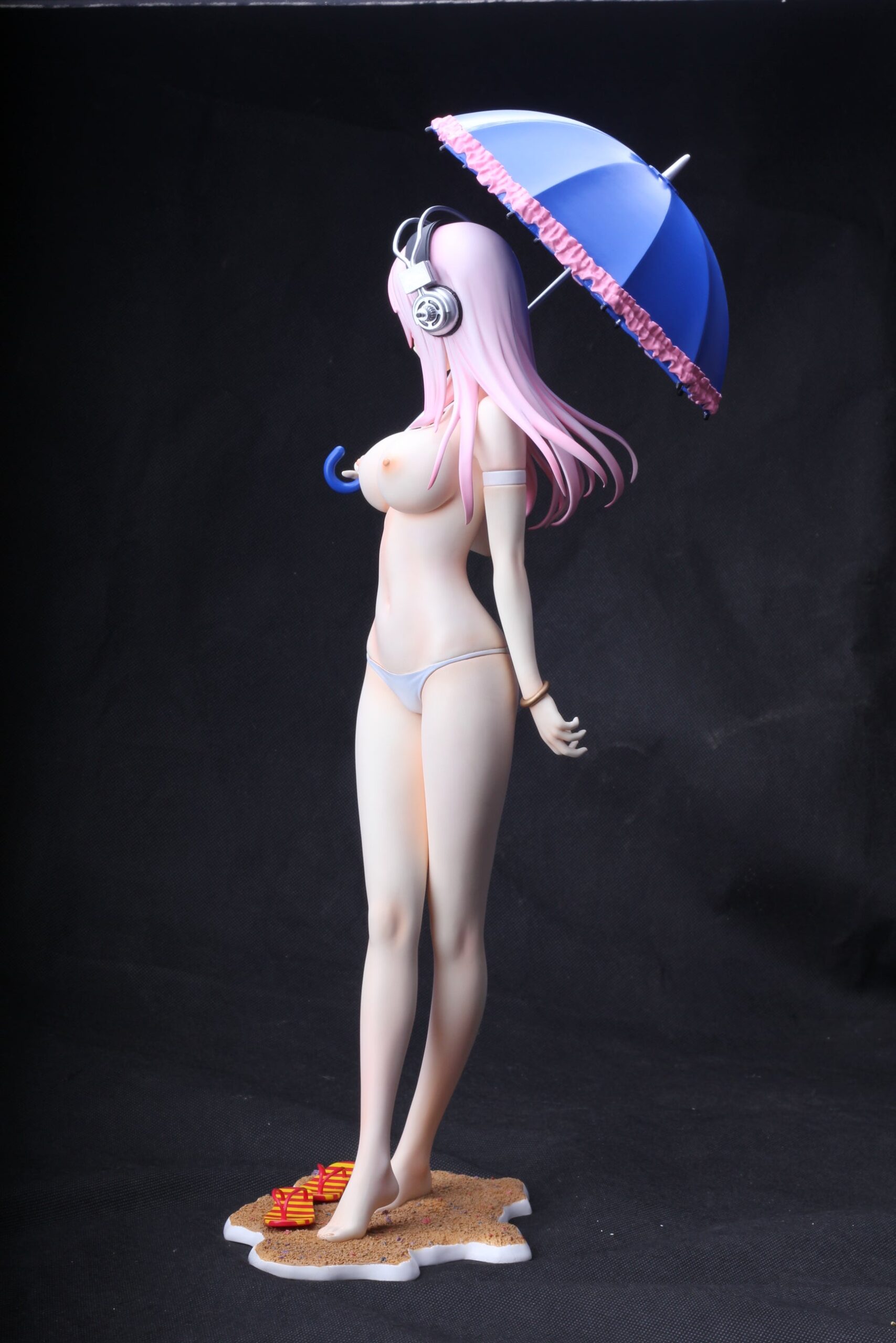 Japanese anime super sonico 1/4 naked anime figure sexy collectible action figures - Image 36