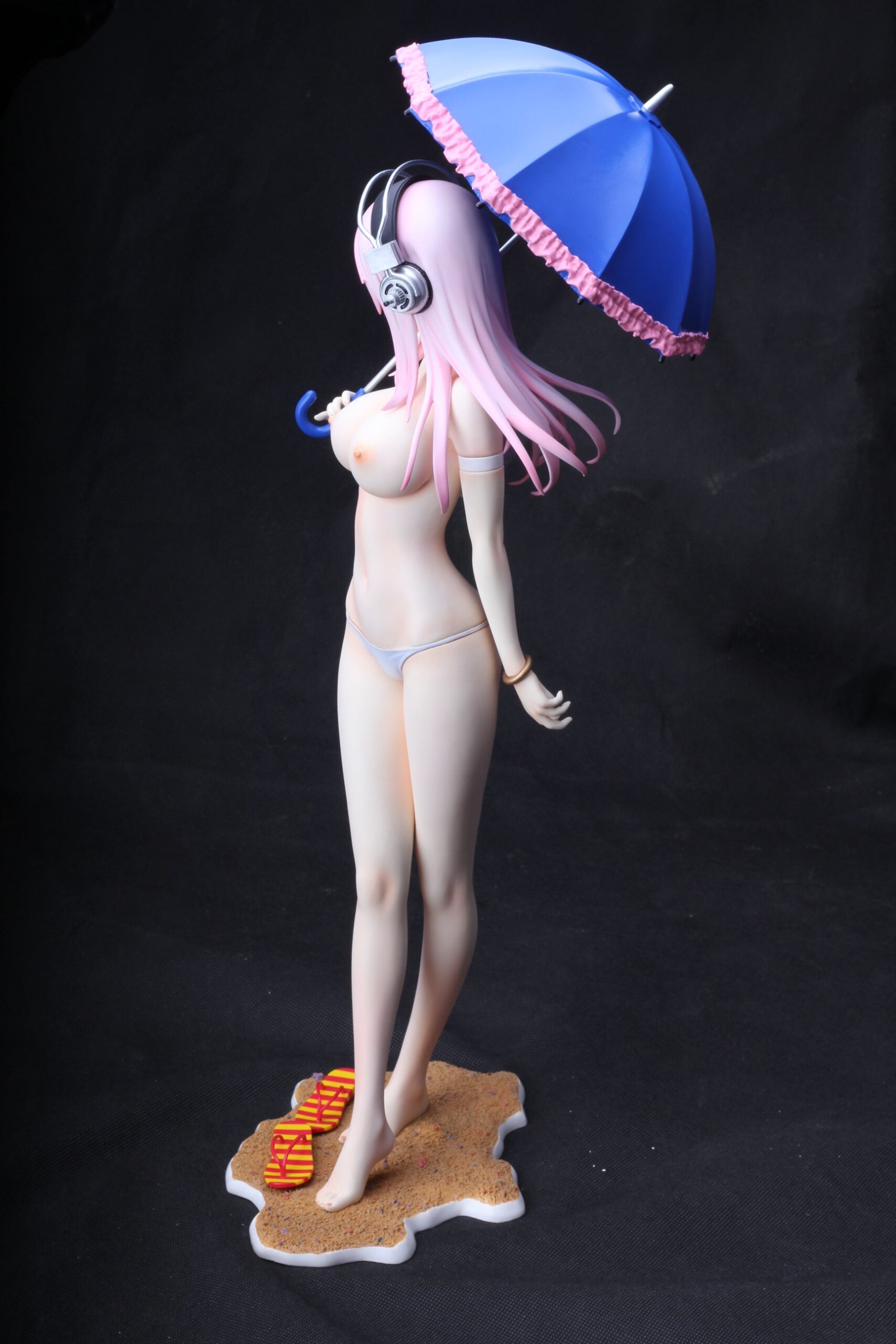 Japanese anime super sonico 1/4 naked anime figure sexy collectible action figures - Image 38