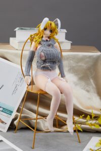 45cm Yuuko the Mama Bunny adult figure sex doll love doll silicone doll anime adult toys men - Image 3