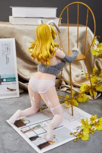 45cm Yuuko the Mama Bunny adult figure sex doll love doll silicone doll anime adult toys men - Image 5