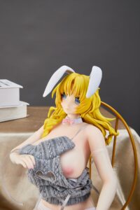 45cm Yuuko the Mama Bunny adult figure sex doll love doll silicone doll anime adult toys men - Image 6