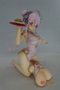 Anime Super Sonico cheongsam huge breast 1/6 nude anime figure - Image 3
