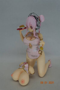 Anime Super Sonico cheongsam huge breast 1/6 nude anime figure - Image 6