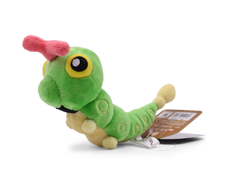 Pokémon plush Caterpie Chenipan Raupy soft stuffed animal toys