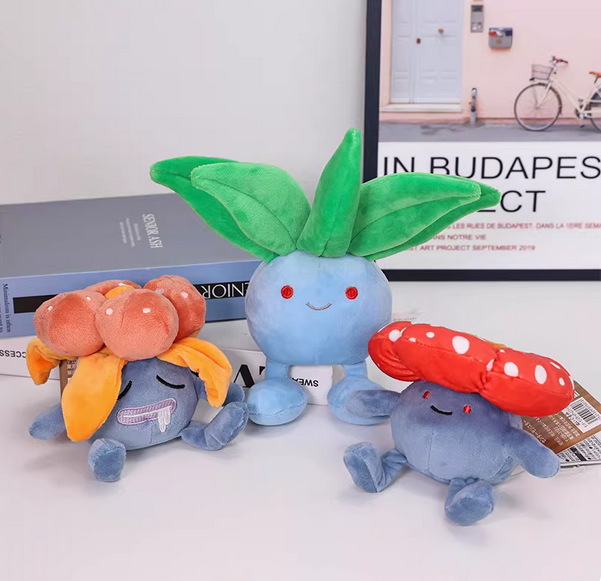 Pokémon plush Vileplume & Gloom & Oddish soft stuffed animal toys