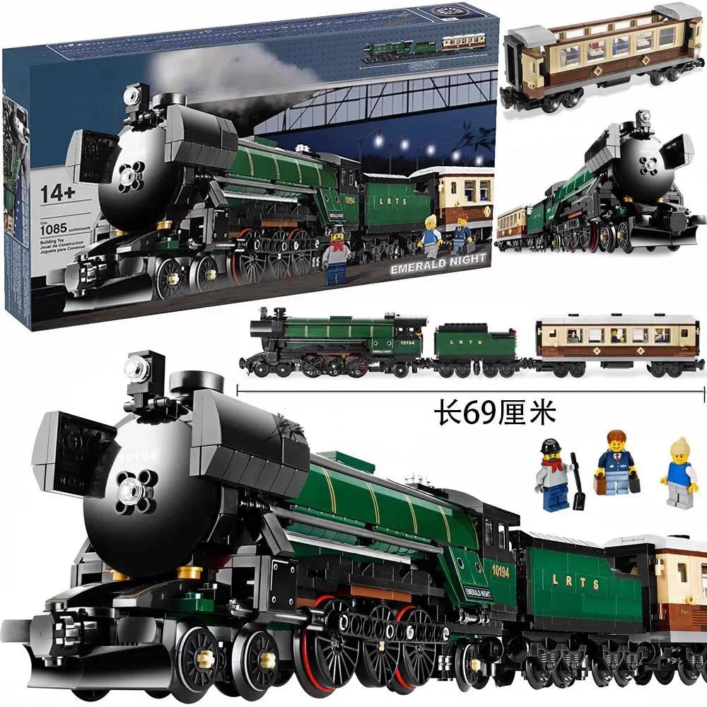 Steam Model Train Building Blocks,Buildable Train Building Bricks Set (1085 Pcs) - Image 4