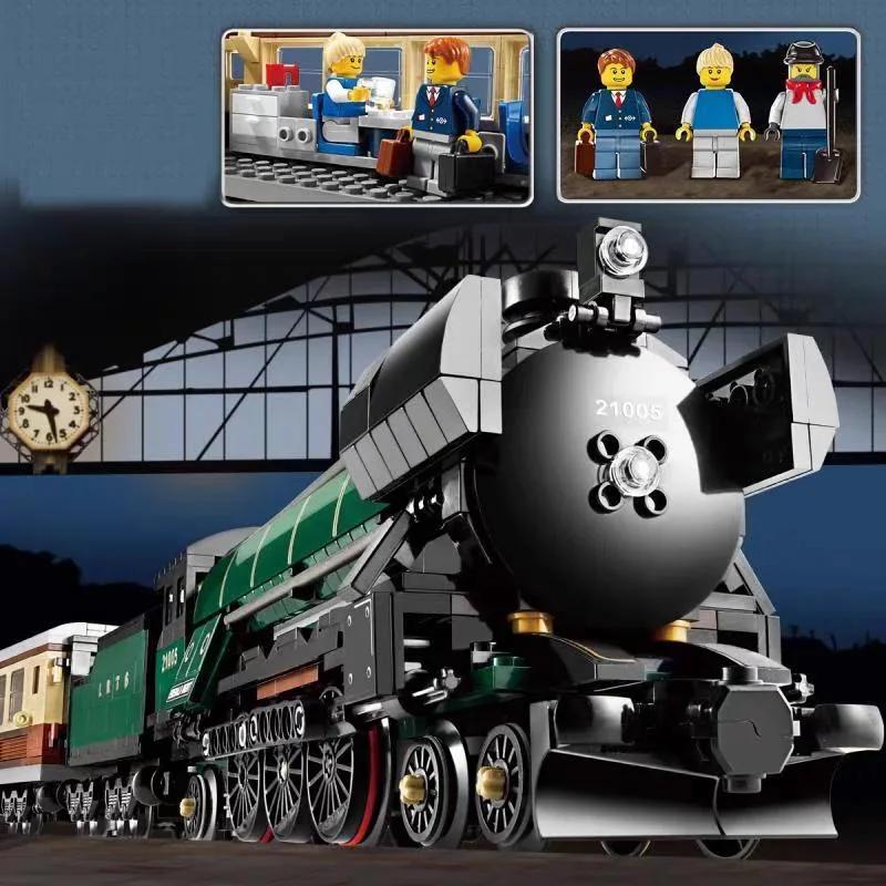 Steam Model Train Building Blocks,Buildable Train Building Bricks Set (1085 Pcs) - Image 3
