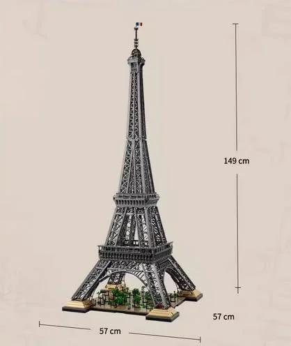 Paris Eiffel Tower Building Blocks Set with light (10001 Pcs) - Image 3