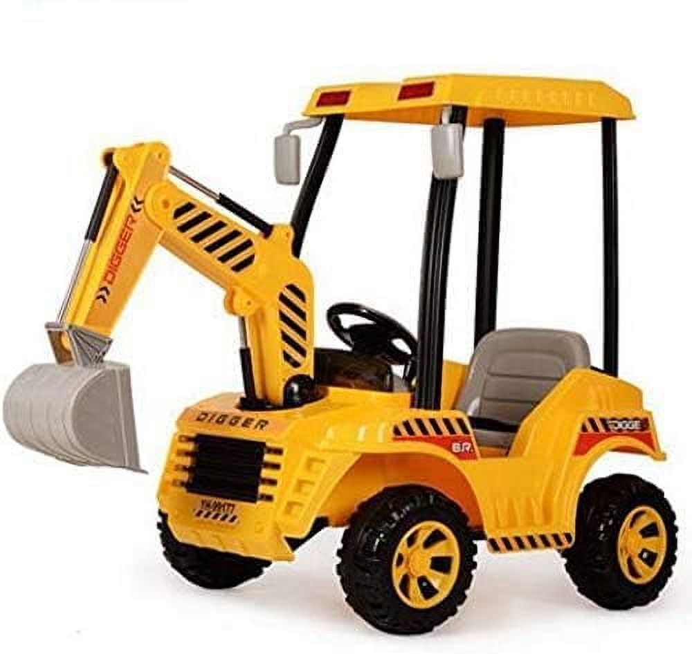 Children ride on toy kids ride on electric car electric excavator digger - Image 6