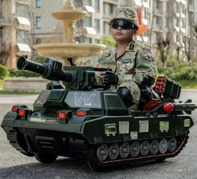 Kids Ride on Cars,Electric car for Kids Ride on ,Children Ride Cars,Child Ride on Electrical Tank RC Tank - Image 8