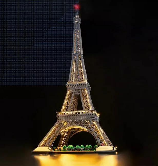 Paris Eiffel Tower Building Blocks Set with light (10001 Pcs) - Image 8