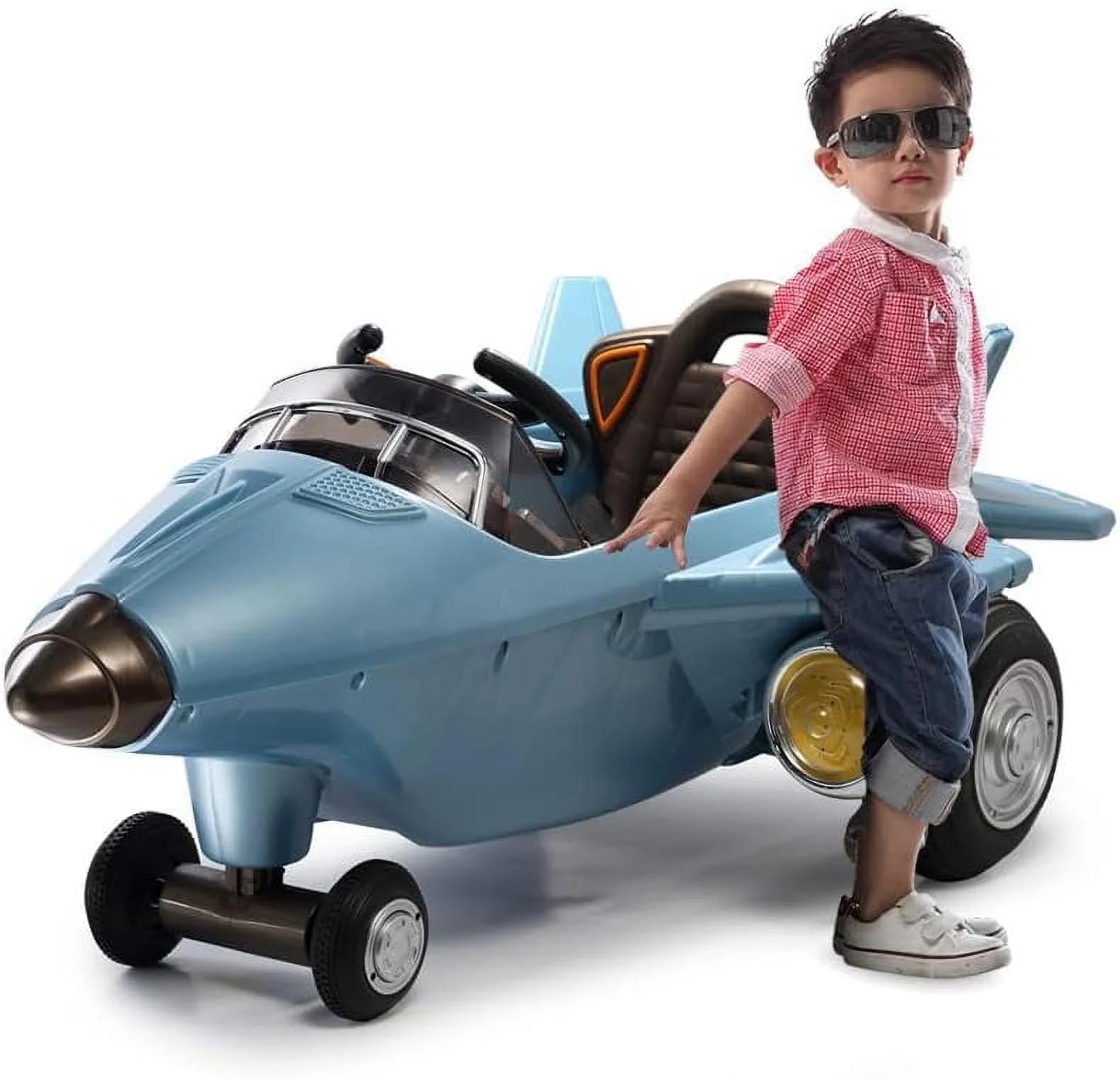 Kids Ride on Cars Child Ride on Electrical Airplane Ride on Toys for Kids - Image 8